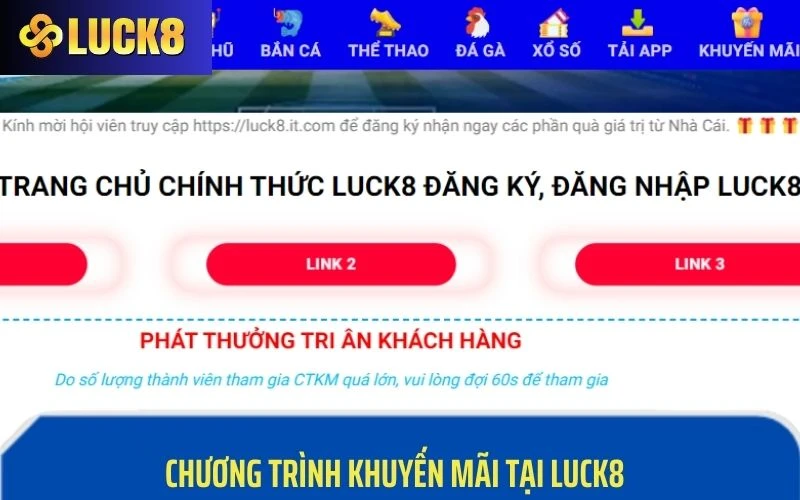 Các chương trình ưu đãi đặc biệt tại nhà cái 