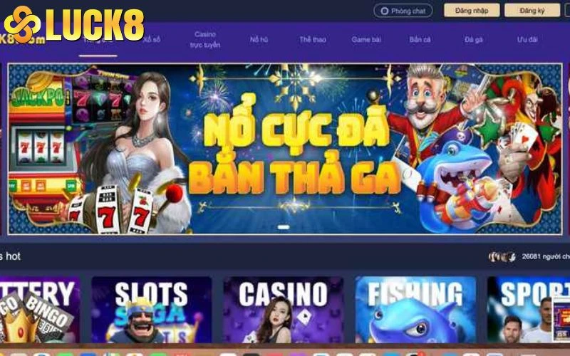 Tip quay slot game đến từ Luck8 uy tín